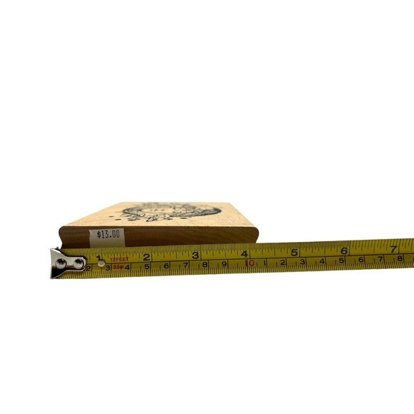 Stamp Oasis Dolphin Dreams 695-J Greek Goddess Dolphins Ocean Sea Wood Stamp - Picture 4 of 4